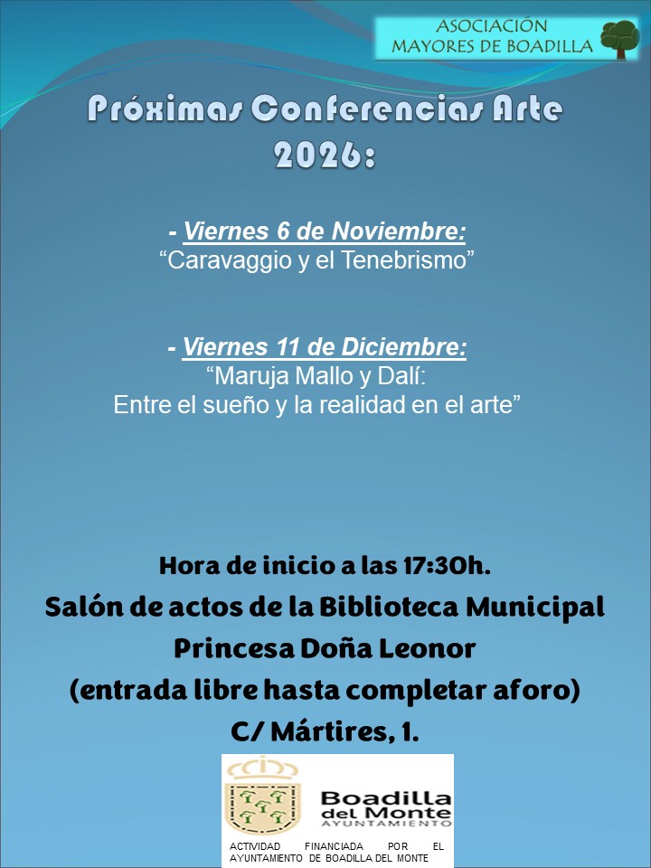 CONFERENCIAS ARTE (NOV. Y DIC. 2026)